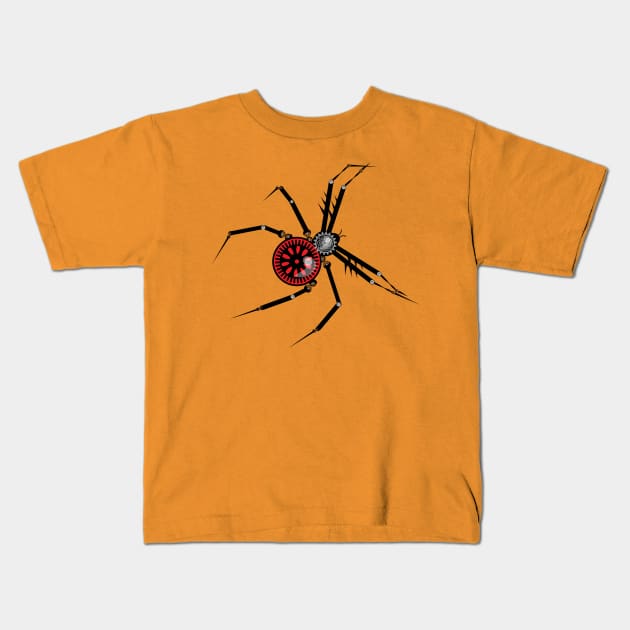 Steampunk redback Kids T-Shirt by bluehair